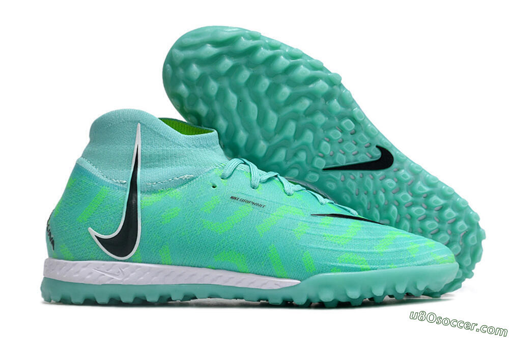 Nike Phantom Luna Elite NU TF Artificial Turf Soccer Shoes - Green/Black/White 1