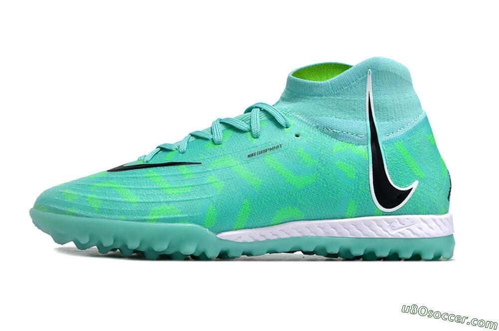 Nike Phantom Luna Elite NU TF Artificial Turf Soccer Shoes - Green/Black/White 2