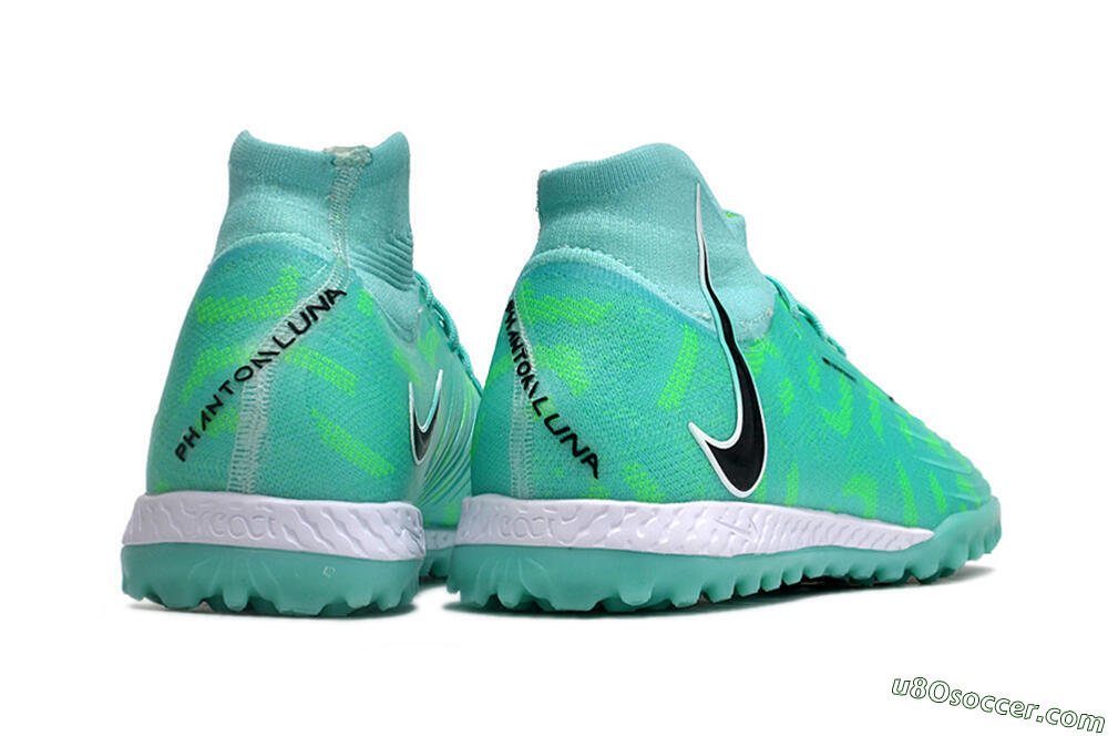 Nike Phantom Luna Elite NU TF Artificial Turf Soccer Shoes - Green/Black/White 6