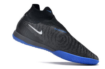 Nike Phantom GX Elite DF Link IC Indoor & Futsal Soccer Shoes - Grey/Black/Blue
