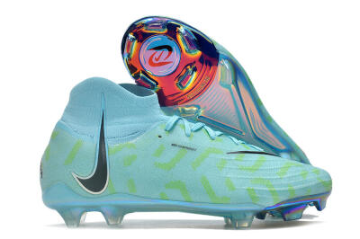 Nike Phantom Luna Elite NU FG Firm Ground Soccer Cleats - Blue/Green/Black/Gold