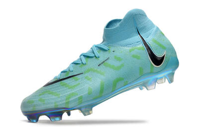 Nike Phantom Luna Elite NU FG Firm Ground Soccer Cleats - Blue/Green/Black/Gold