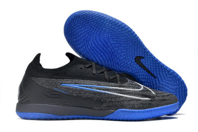Nike Phantom GX Elite IC Indoor & Futsal Soccer Shoes - Grey/Black/Blue
