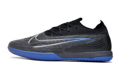 Nike Phantom GX Elite IC Indoor & Futsal Soccer Shoes - Grey/Black/Blue