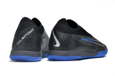 Nike Phantom GX Elite IC Indoor & Futsal Soccer Shoes - Grey/Black/Blue