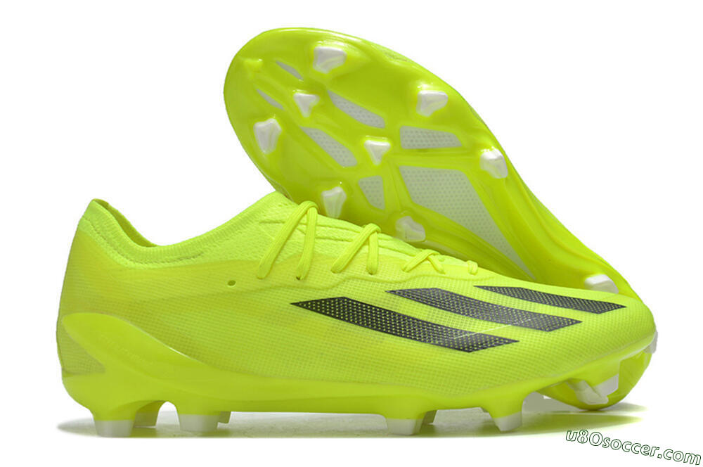 Adidas X Crazyfast.1 FG Firm Ground Soccer Cleats - Yellow/Black 1