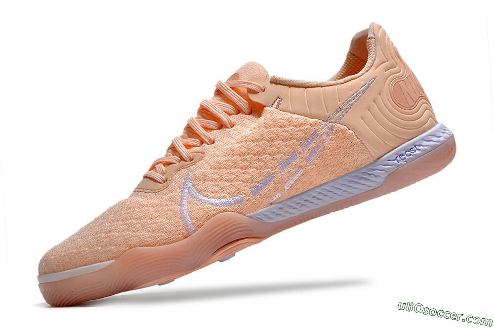 Nike React Gato IC Indoor & Futsal Soccer Shoes - Pink/White 5