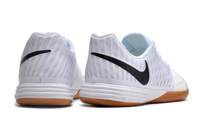 Nike Lunar Gato 2 IC Indoor & Futsal Soccer Shoes - White/Black/Brown