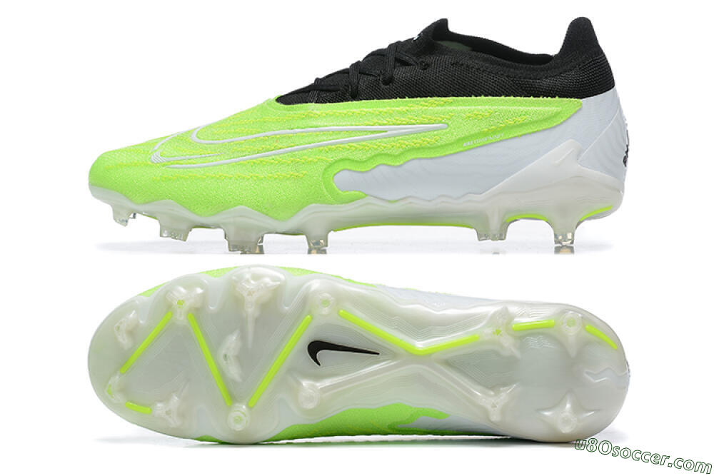 Nike Phantom GX Elite FG Firm Ground Soccer Cleats - Green/Black/Yellow/White 0