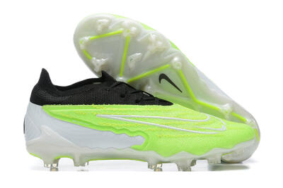 Nike Phantom GX Elite FG Firm Ground Soccer Cleats - Green/Black/Yellow/White