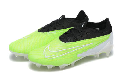 Nike Phantom GX Elite FG Firm Ground Soccer Cleats - Green/Black/Yellow/White