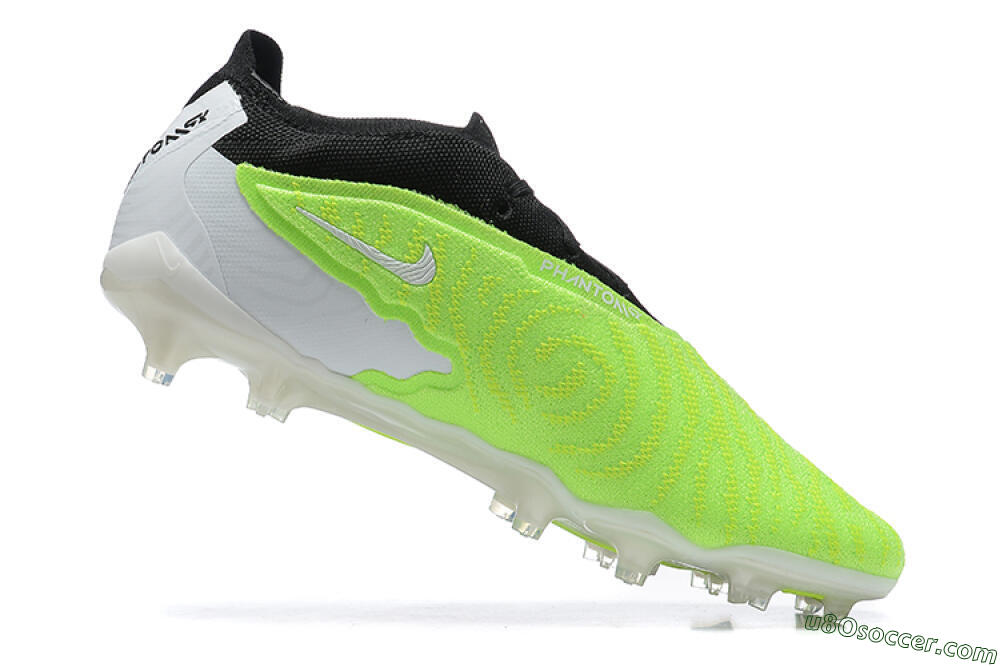 Nike Phantom GX Elite FG Firm Ground Soccer Cleats - Green/Black/Yellow/White 7