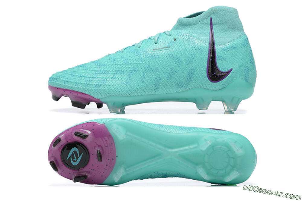 Nike Phantom Luna Elite FG Firm Ground Soccer Cleats - Blue/Black/Purple 0