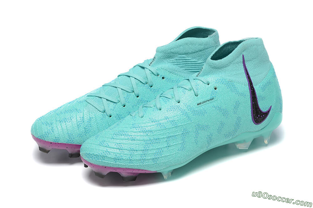 Nike Phantom Luna Elite FG Firm Ground Soccer Cleats - Blue/Black/Purple 5