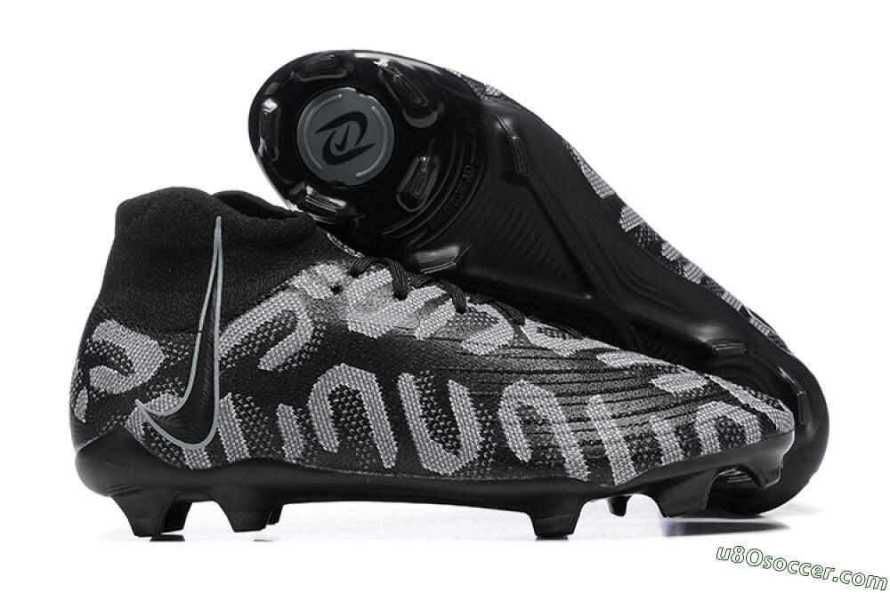 Nike Phantom Luna Elite FG Firm Ground Soccer Cleats - Black/Grey 1