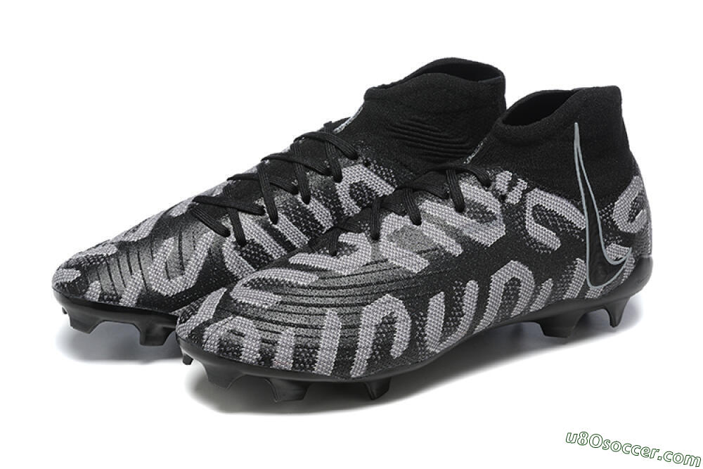 Nike Phantom Luna Elite FG Firm Ground Soccer Cleats - Black/Grey 5