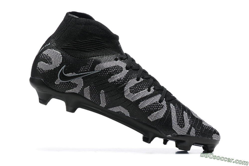 Nike Phantom Luna Elite FG Firm Ground Soccer Cleats - Black/Grey 7