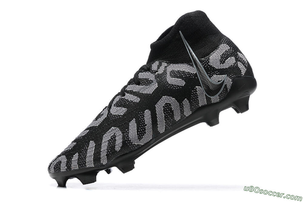 Nike Phantom Luna Elite FG Firm Ground Soccer Cleats - Black/Grey 8
