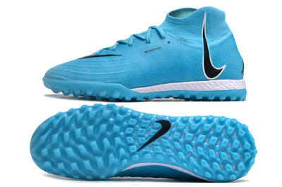 Nike Phantom Luna Elite NU TF Artificial Turf Soccer Shoes - Blue/Black/White