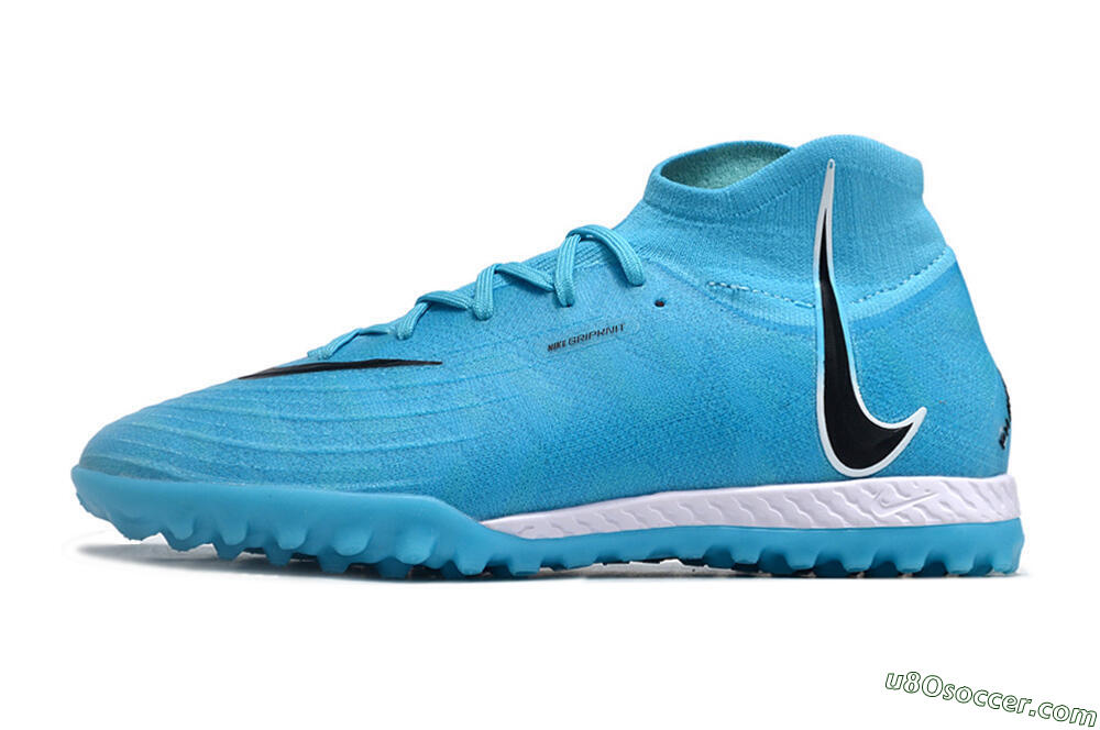 Nike Phantom Luna Elite NU TF Artificial Turf Soccer Shoes - Blue/Black/White 2
