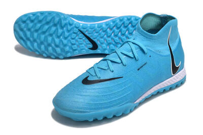Nike Phantom Luna Elite NU TF Artificial Turf Soccer Shoes - Blue/Black/White