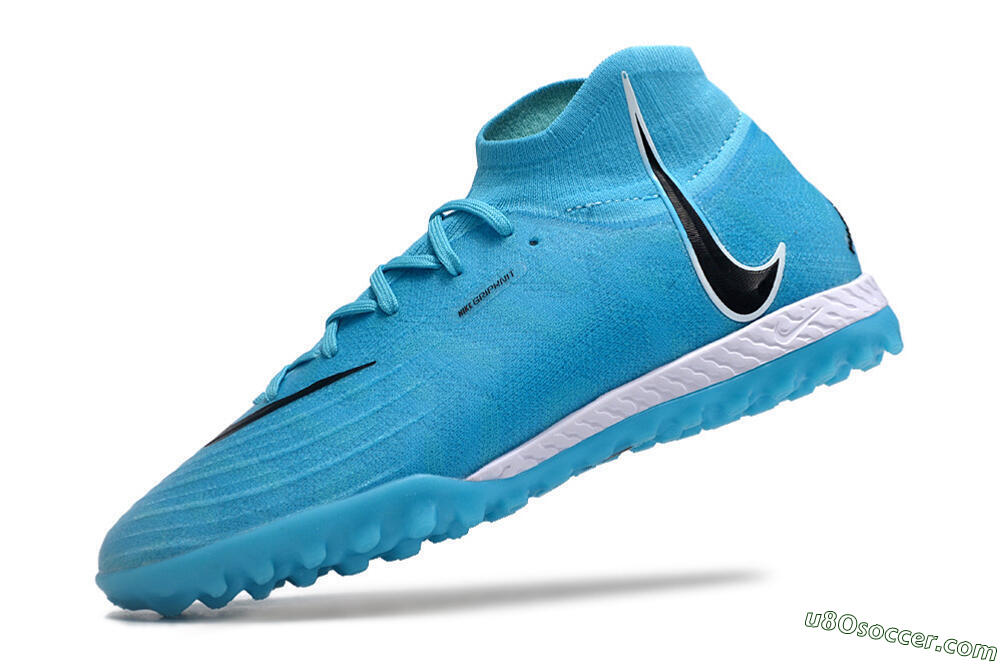 Nike Phantom Luna Elite NU TF Artificial Turf Soccer Shoes - Blue/Black/White 5