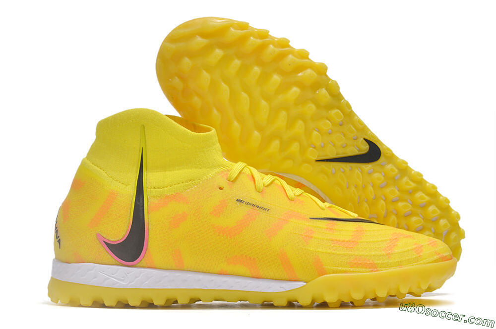 Nike Phantom Luna Elite NU TF Artificial Turf Soccer Shoes - Yellow/Red/Black 1