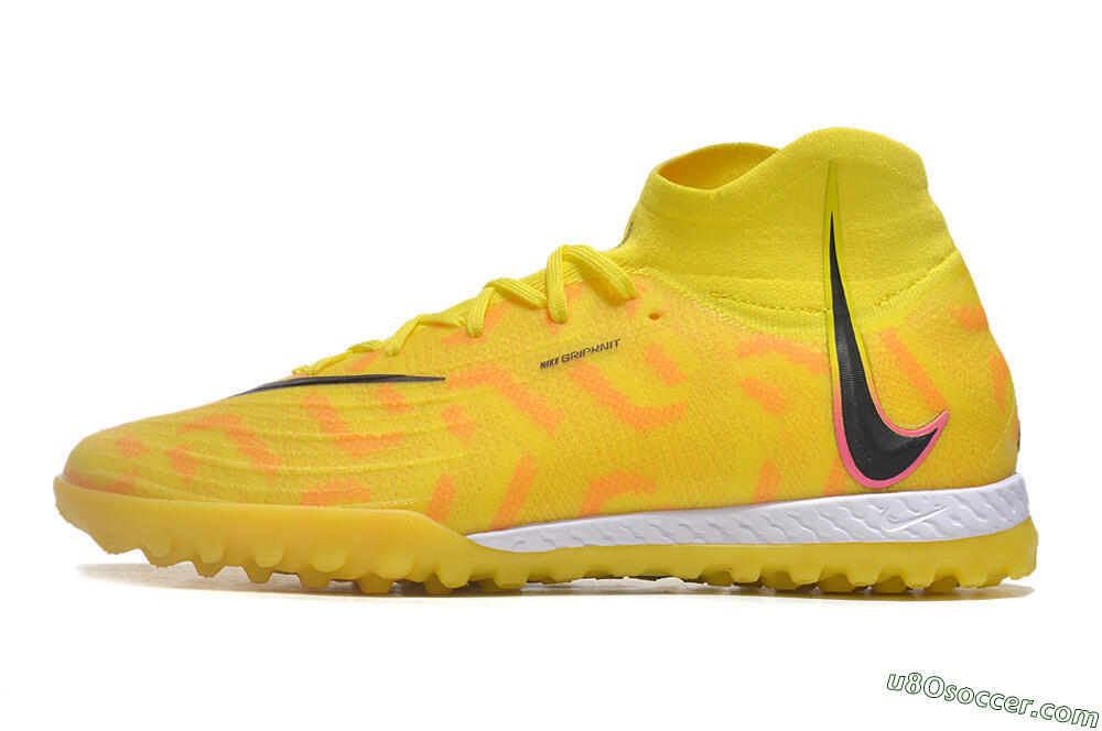 Nike Phantom Luna Elite NU TF Artificial Turf Soccer Shoes - Yellow/Red/Black 2