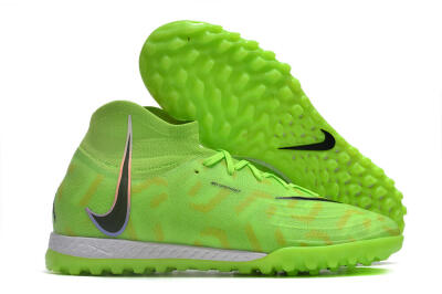 Nike Phantom Luna Elite NU TF Artificial Turf Soccer Shoes - Green/Yellow/Black