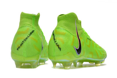 Nike Phantom Luna Elite FG Firm Ground Soccer Cleats - Green/Black/White