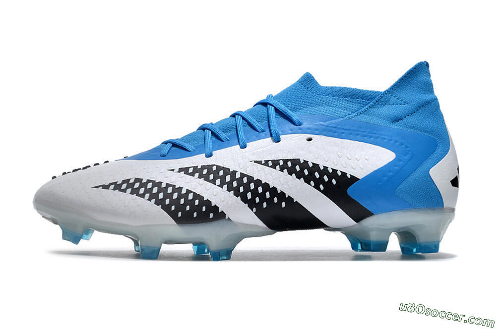 Adidas Predator Accuracy.1 FG Firm Ground Soccer Cleats - Blue/Black/White 2