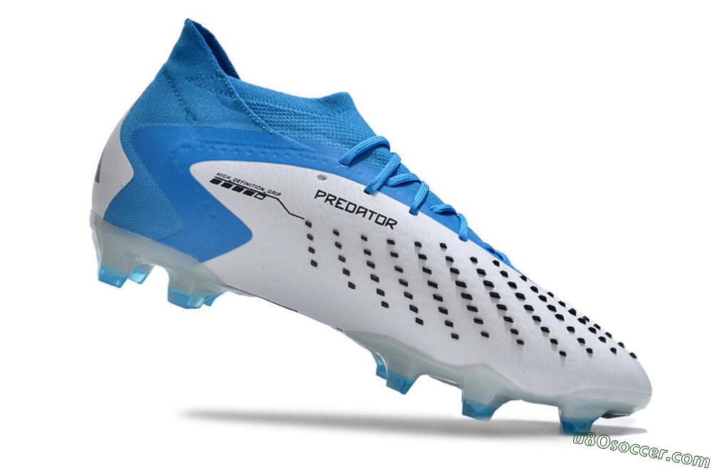 Adidas Predator Accuracy.1 FG Firm Ground Soccer Cleats - Blue/Black/White 4