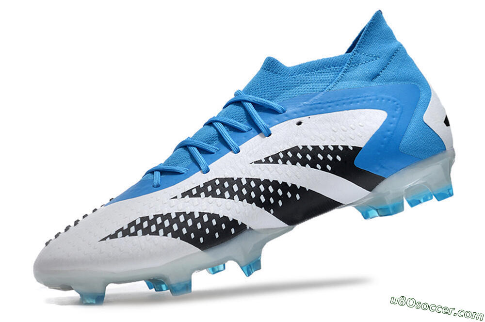 Adidas Predator Accuracy.1 FG Firm Ground Soccer Cleats - Blue/Black/White 5