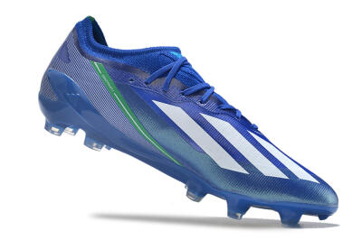 Adidas X Crazyfast.1 FG Firm Ground Soccer Cleats - Blue/White/Yellow