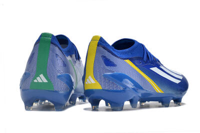 Adidas X Crazyfast.1 FG Firm Ground Soccer Cleats - Blue/White/Yellow