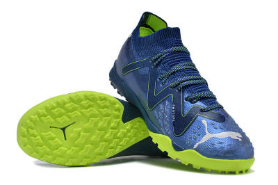 Puma Future Ultimate TF Artificial Turf Soccer Shoes - Blue/White/Yellow