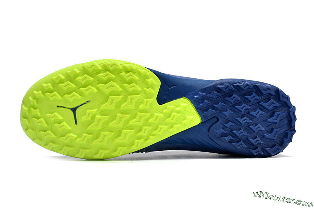 Puma Future Ultimate TF Artificial Turf Soccer Shoes - Blue/White/Yellow 6