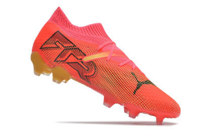 Puma Future Ultimate 2024 FG Firm Ground Soccer Cleats - Red/Orange/Yellow