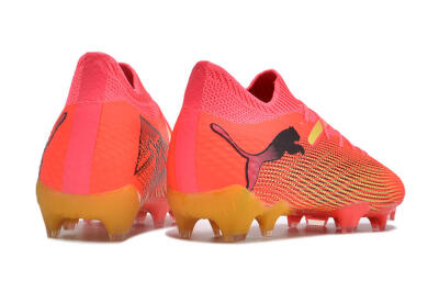 Puma Future Ultimate 2024 FG Firm Ground Soccer Cleats - Red/Orange/Yellow