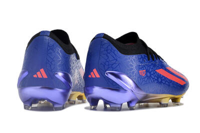 Adidas X Crazyfast.1 Salah FG Firm Ground Soccer Cleats - Blue/Red/Gold