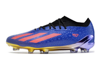 Adidas X Crazyfast.1 Salah FG Firm Ground Soccer Cleats - Blue/Red/Gold