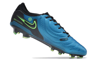 Nike Tiempo Legend 10 Elite FG Firm Ground Soccer Cleats - Blue/Green/Black