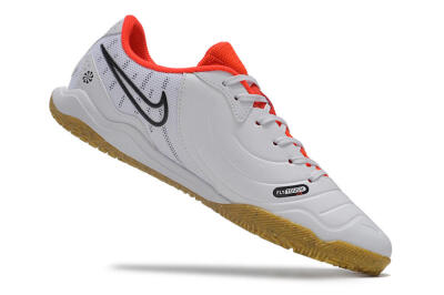 Nike Tiempo Legend 10 Academy IC Indoor & Futsal Soccer Shoes - White/Black/Red