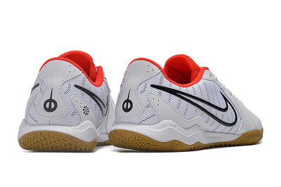 Nike Tiempo Legend 10 Academy IC Indoor & Futsal Soccer Shoes - White/Black/Red