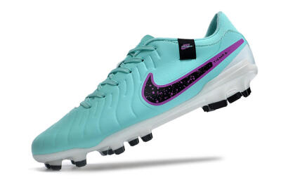 Nike Tiempo Legend X Academy FG Firm Ground Soccer Cleats - Turquoise/Purple/Black