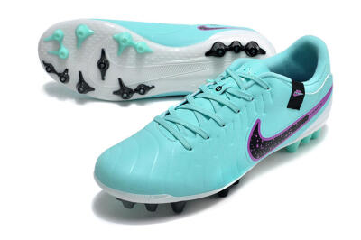 Nike Tiempo Legend X Academy AG Artificial Grass Soccer Cleats - Turquoise/Purple/Black