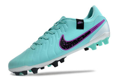 Nike Tiempo Legend X Academy AG Artificial Grass Soccer Cleats - Turquoise/Purple/Black