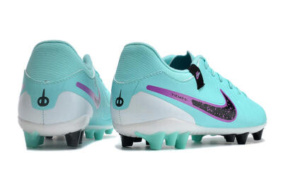 Nike Tiempo Legend X Academy AG Artificial Grass Soccer Cleats - Turquoise/Purple/Black