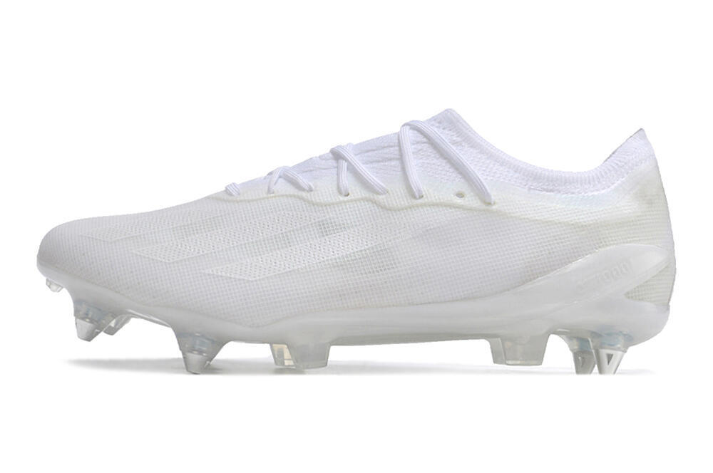 Adidas X Crazyfast.1 SG Soft Ground Soccer Cleats - Whtie/White 2