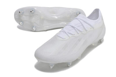 Adidas X Crazyfast.1 SG Soft Ground Soccer Cleats - Whtie/White